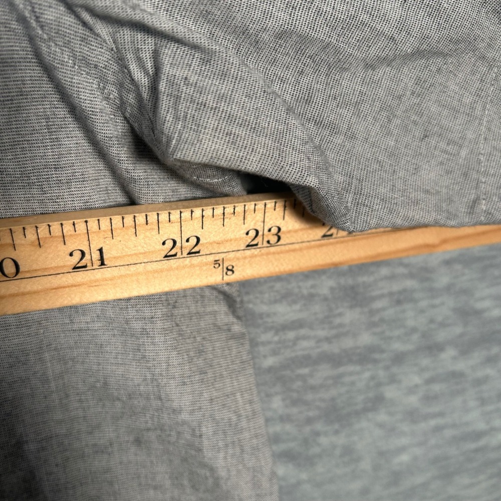 Taylor Stitch Shirt Mens 46 XXL Gray Short Sleeve Cotton Button Down Made USA - Picture 7 of 7